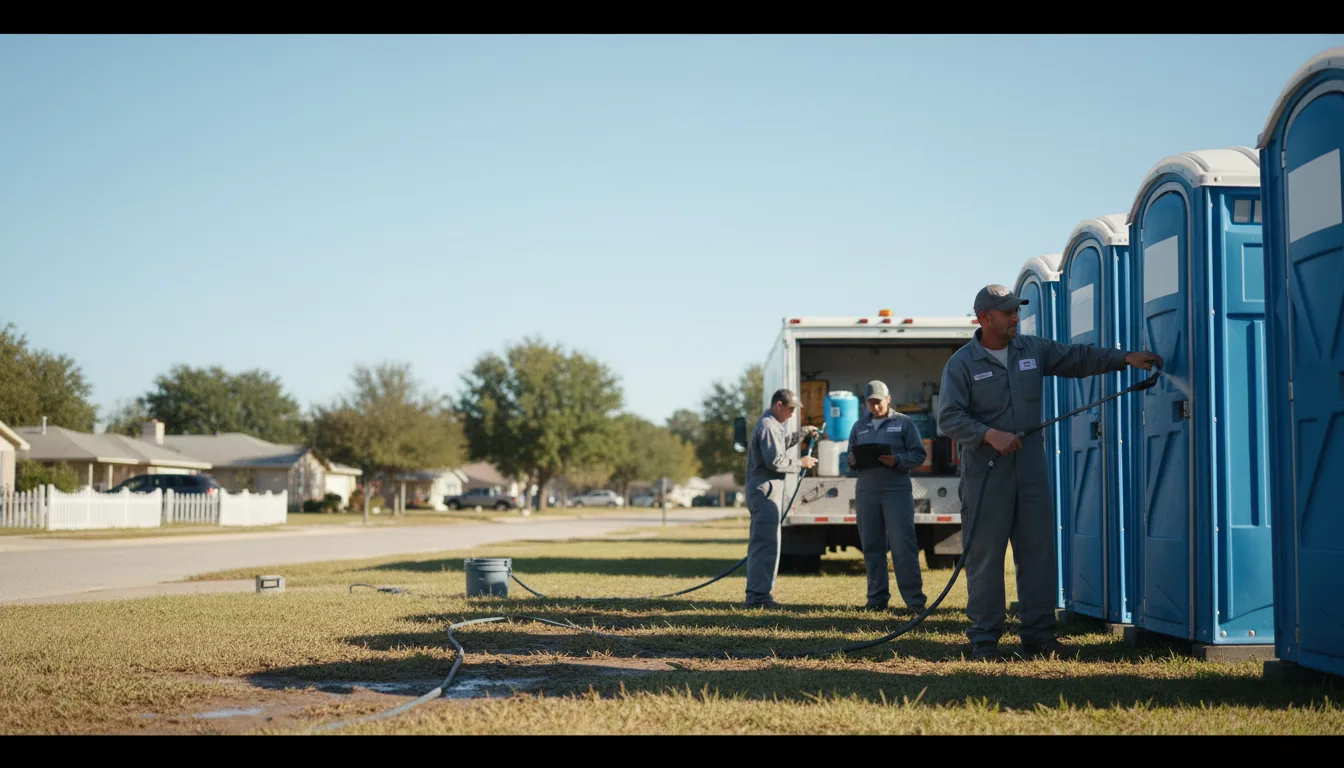 Long-Term Portable Toilet Rental in Lisman, AL near me